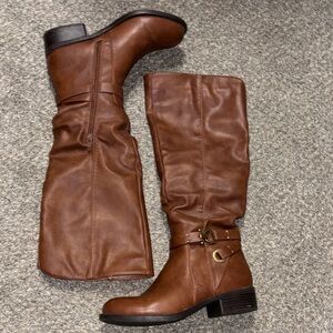 Brown Leather Boots